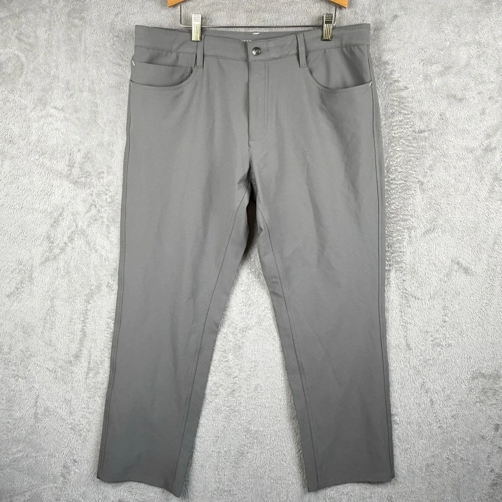 Footjoy FJ Golf Tech Pants Size 36x30‎ Gray Performance Stretch Athletic Fit